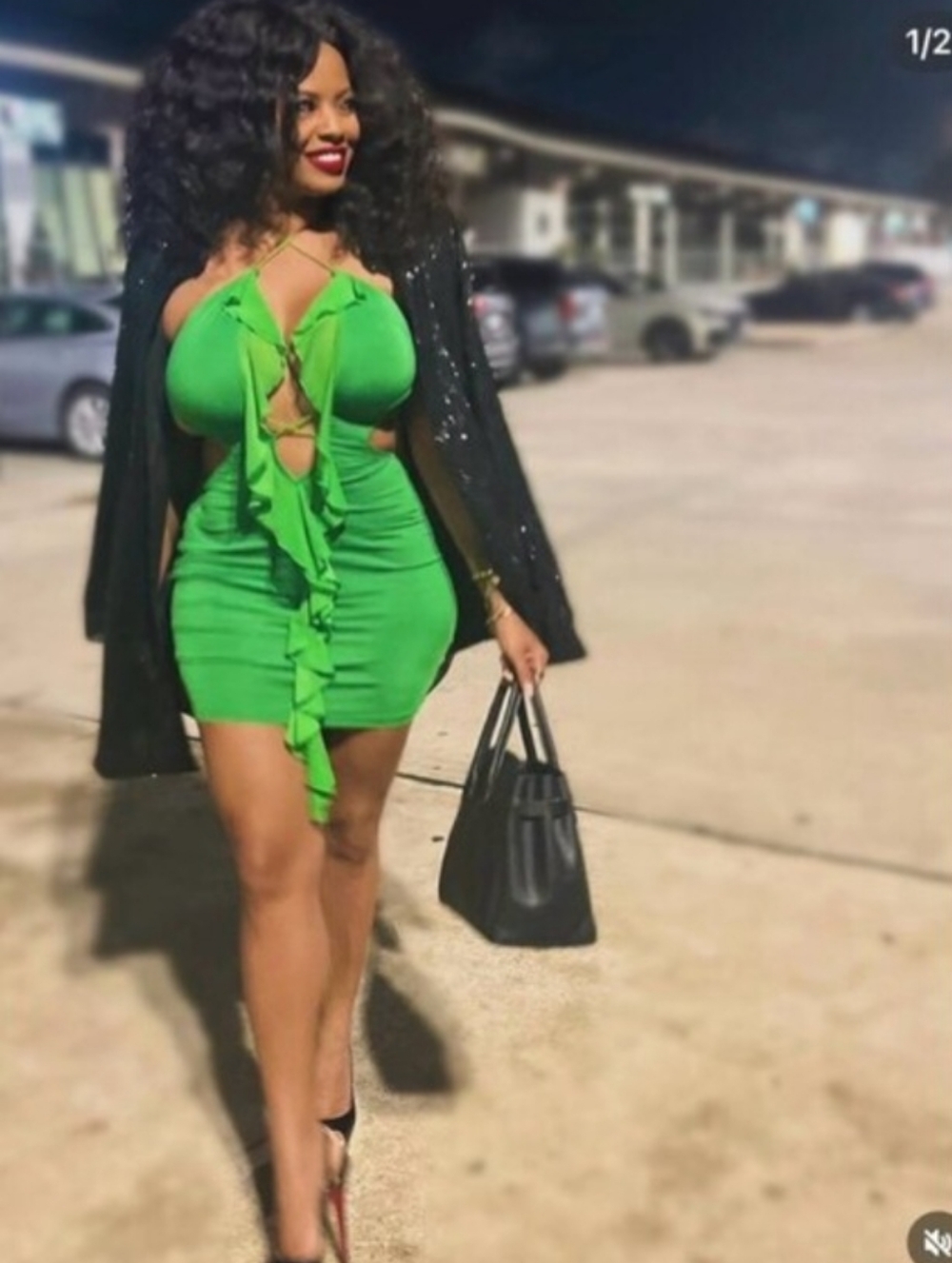 Elegant Green Women's Mini Dress